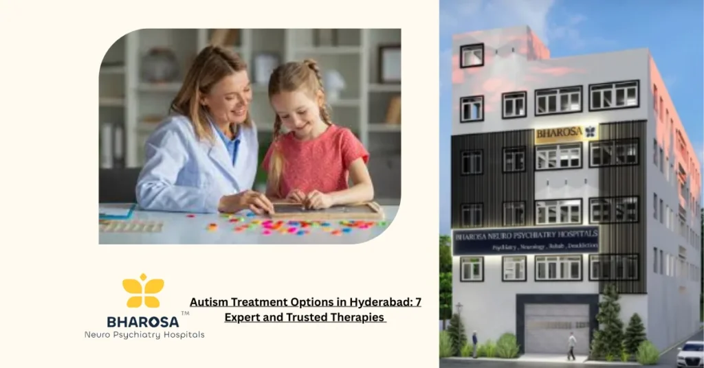 Autism Treatment Options in Hyderabad: 7 Expert and Trusted Therapies 7 Child during speech therapy session for Autism Treatment Options in Hyderabad
