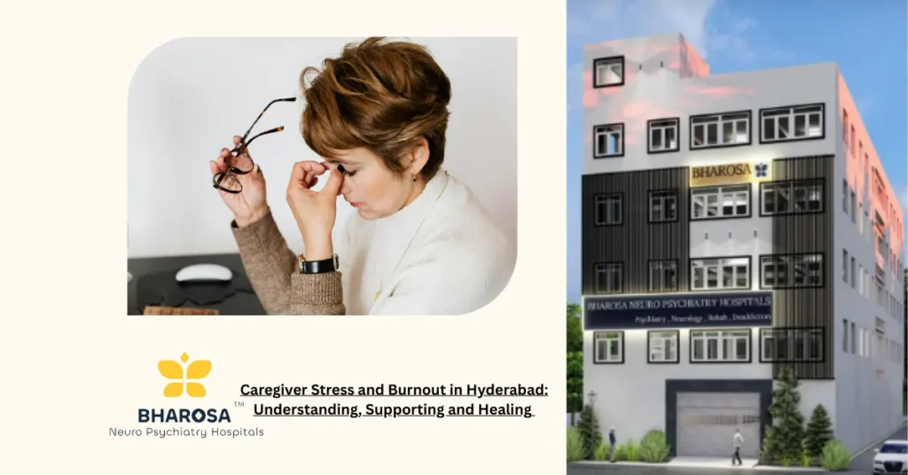 Caregiver Stress and Burnout in Hyderabad - woman showing emotional fatigue