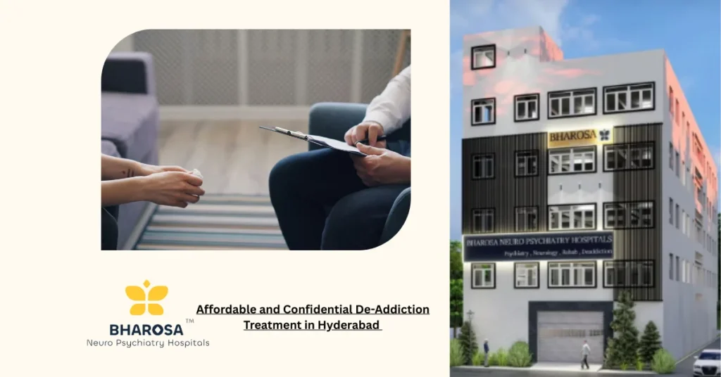 private consultation for Affordable and Confidential De-Addiction Treatment in Hyderabad