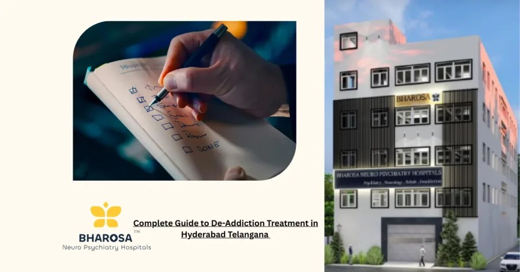 Complete Guide to De-Addiction Treatment in Hyderabad Telangana 9 De-Addiction Treatment in Hyderabad Telangana at Bharosa Hospitals