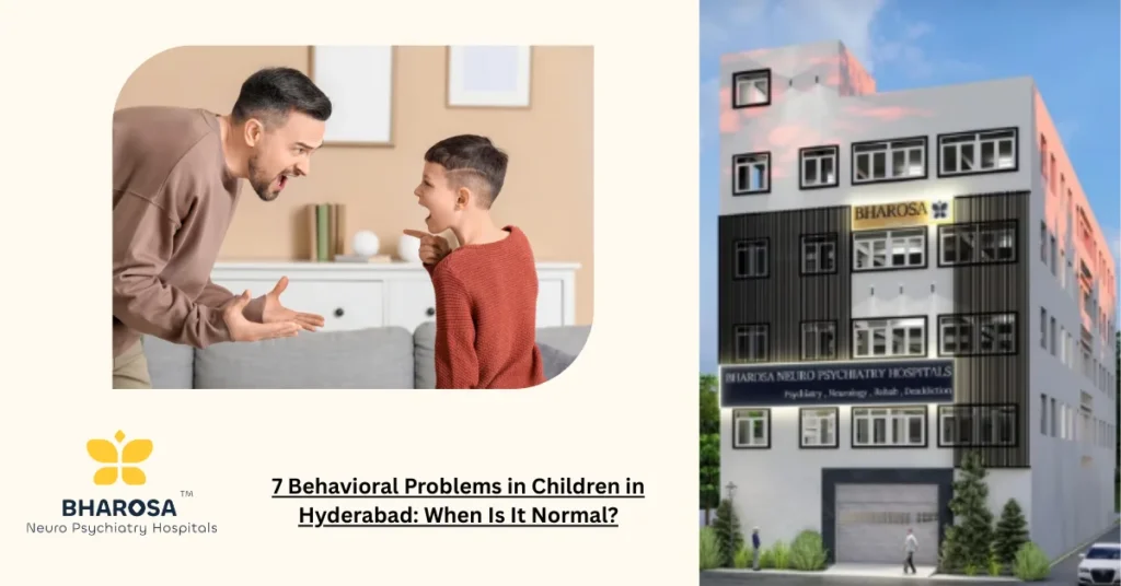 7 Behavioral Problems in Children in Hyderabad: When Is It Normal? 3 Behavioral problems in children in Hyderabad explained with examples and professional guidance