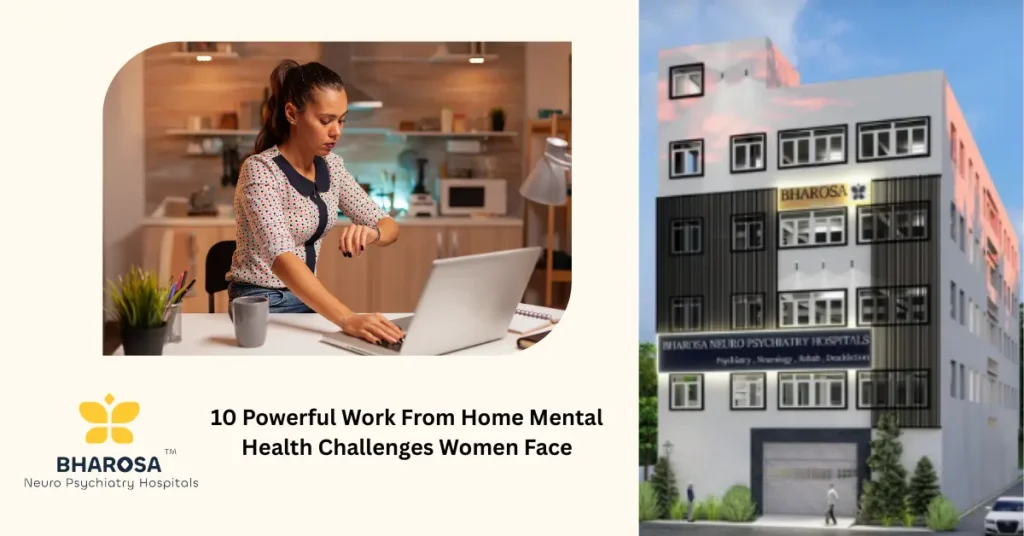 work from home mental health challenges for women