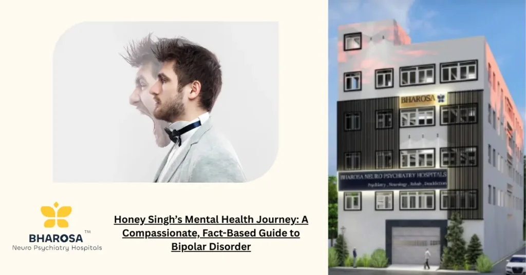Honey Singh’s Mental Health Journey: A Compassionate, Fact-Based Guide to Bipolar Disorder 7 Honey Singh’s mental health journey shown through a reflective portrait highlighting bipolar disorder awareness and recovery