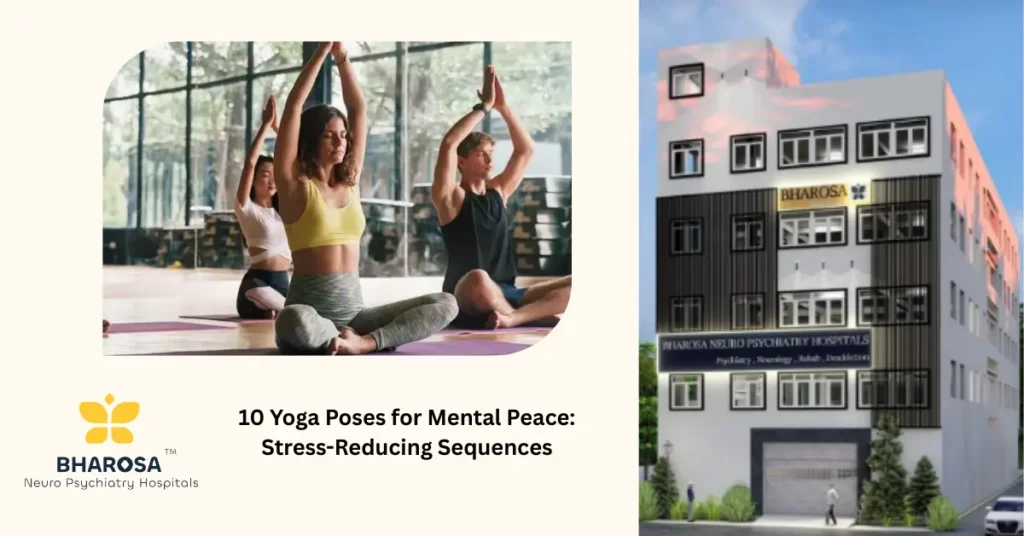 yoga poses for mental peace stress relief
