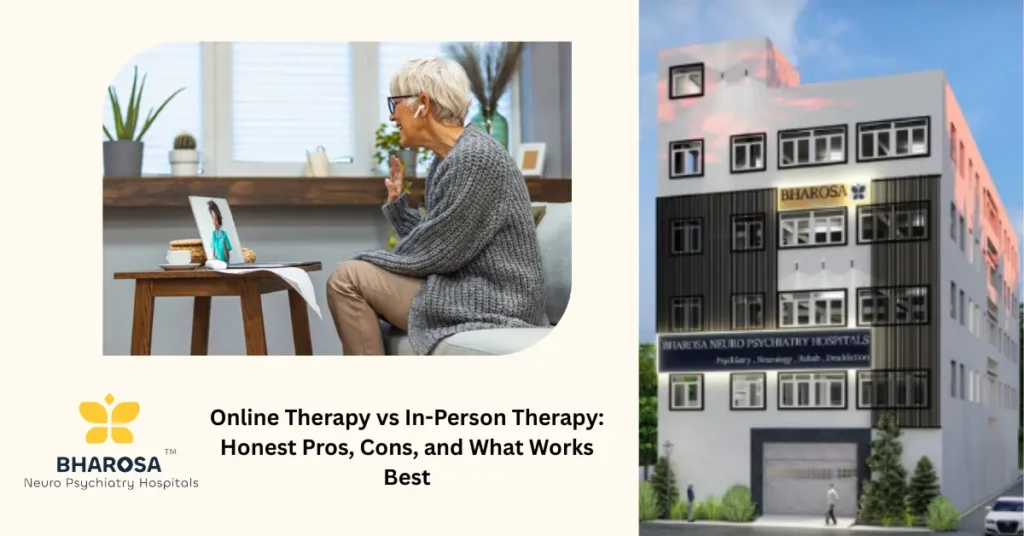 Online Therapy vs In-Person Therapy: Honest Pros, Cons, and What Works Best 1 online therapy vs in-person therapy pros and cons