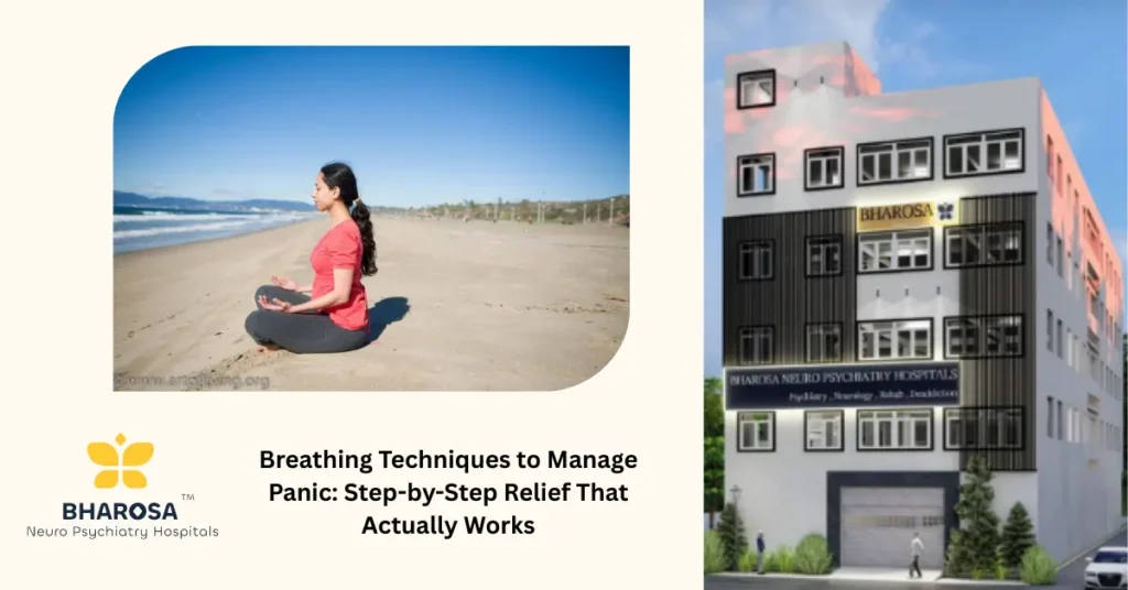 breathing techniques to manage panic step by step