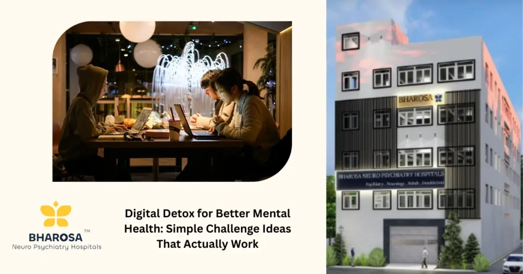 digital detox for better mental health challenge ideas