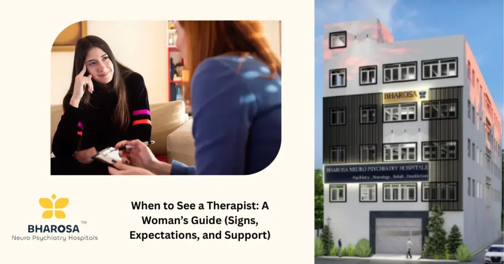 when to see a therapist signs for women
