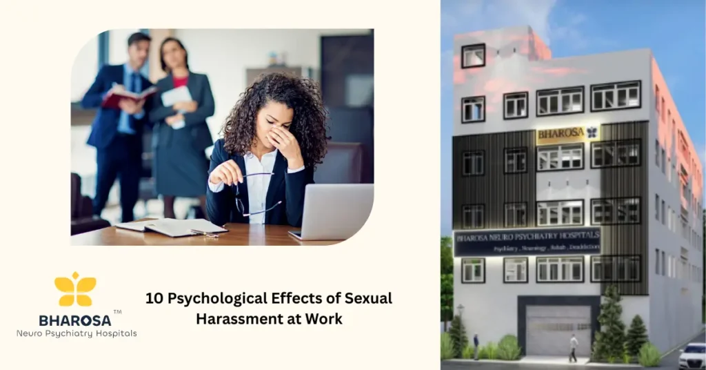 sexual harassment at work and mental health impact on women