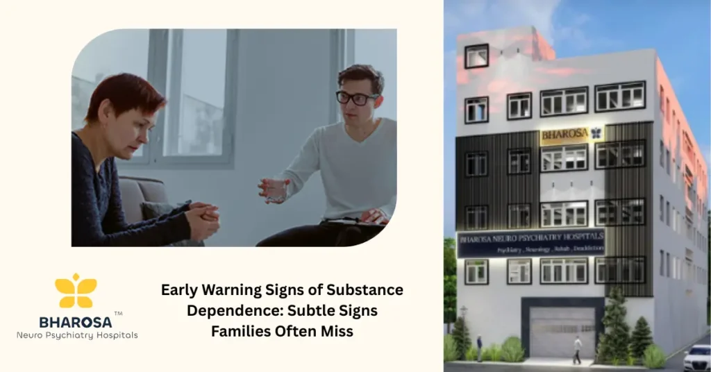 early warning signs of substance dependence