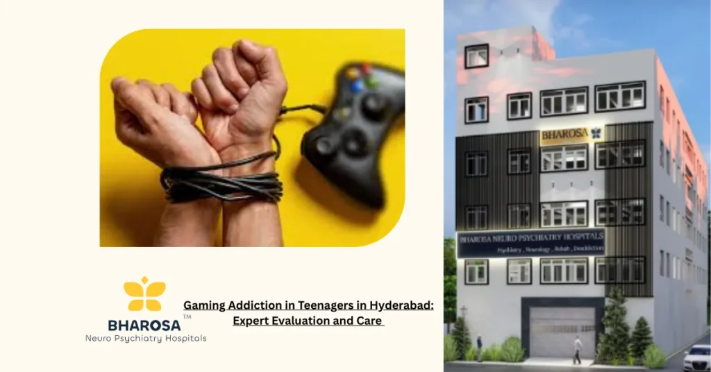 Gaming Addiction in Teenagers in Hyderabad: Expert Evaluation and Care 5 Gaming Addiction in Teenagers in Hyderabad - adolescent affected by excessive gaming behavior.