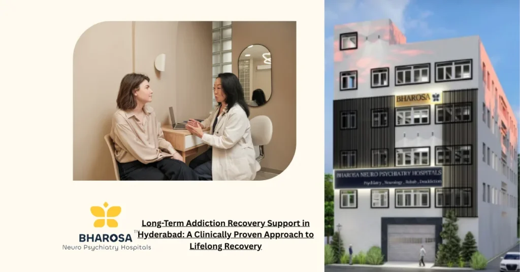 Long-Term Addiction Recovery Support in Hyderabad psychiatric treatment session