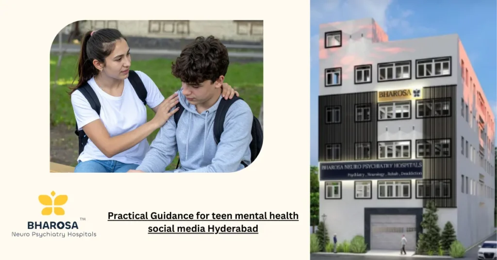 supportive consultation for teen mental health social media Hyderabad