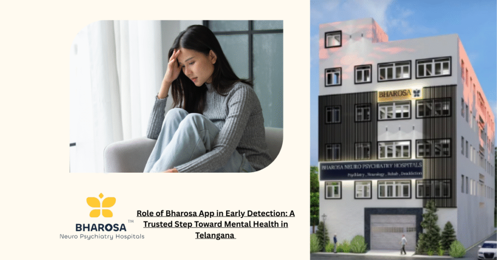 Role of Bharosa App in Early Detection helping young adult in Hyderabad