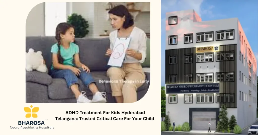 ADHD Treatment For Kids Hyderabad Telangana: Trusted Critical Care For Your Child 22 ADHD Treatment For Kids Hyderabad Telangana specialist consulting with a child near Sagar Ring Road at Bharosa Hospitals