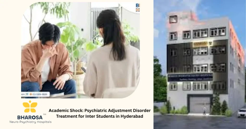 Inter college students receiving psychiatric adjustment disorder treatment for inter students in Hyderabad
