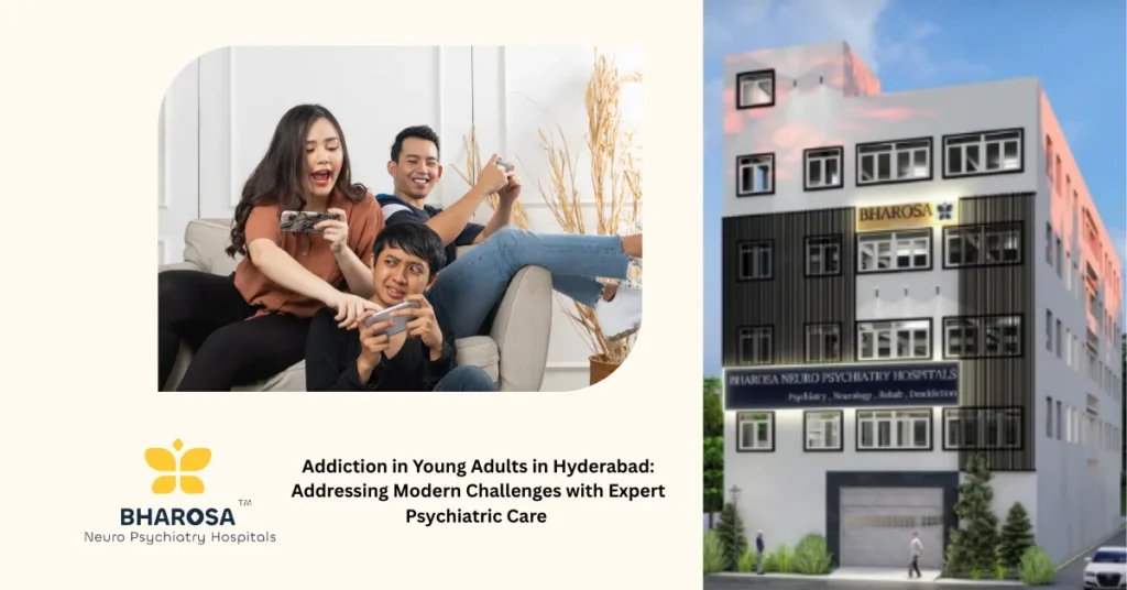 Teleconsultation for addiction in young adults in Hyderabad through Bharosa Hospitals
