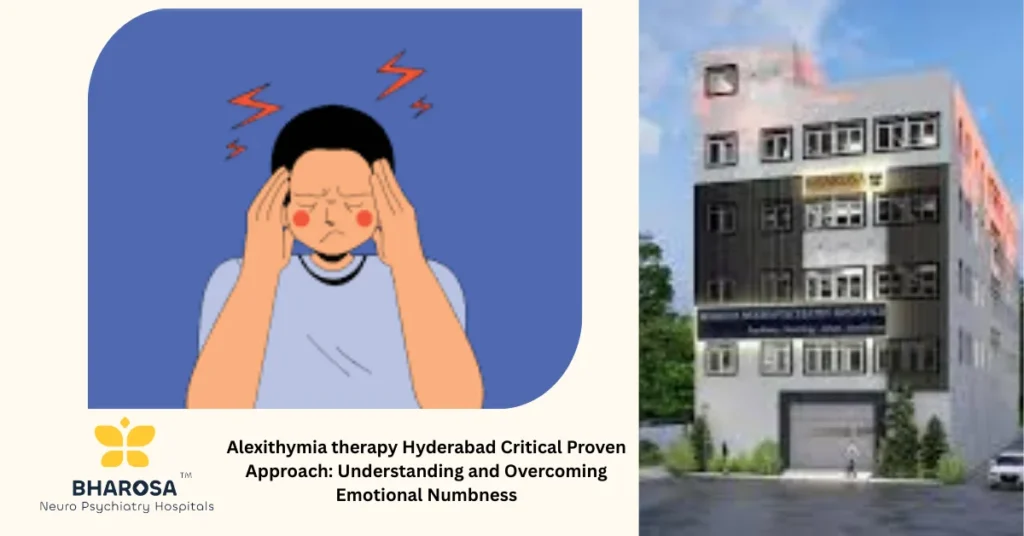 Psychiatrist providing Alexithymia therapy Hyderabad Critical Proven Approach during a patient consultation at Bharosa Neuro-Psychiatry Hospitals