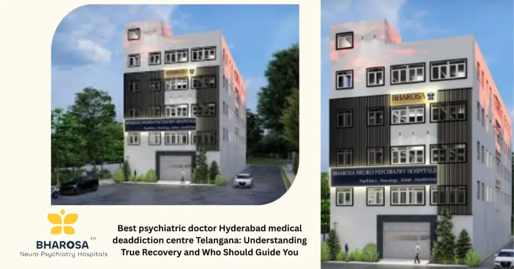 Best psychiatric doctor Hyderabad medical deaddiction centre Telangana offering expert consultation to family