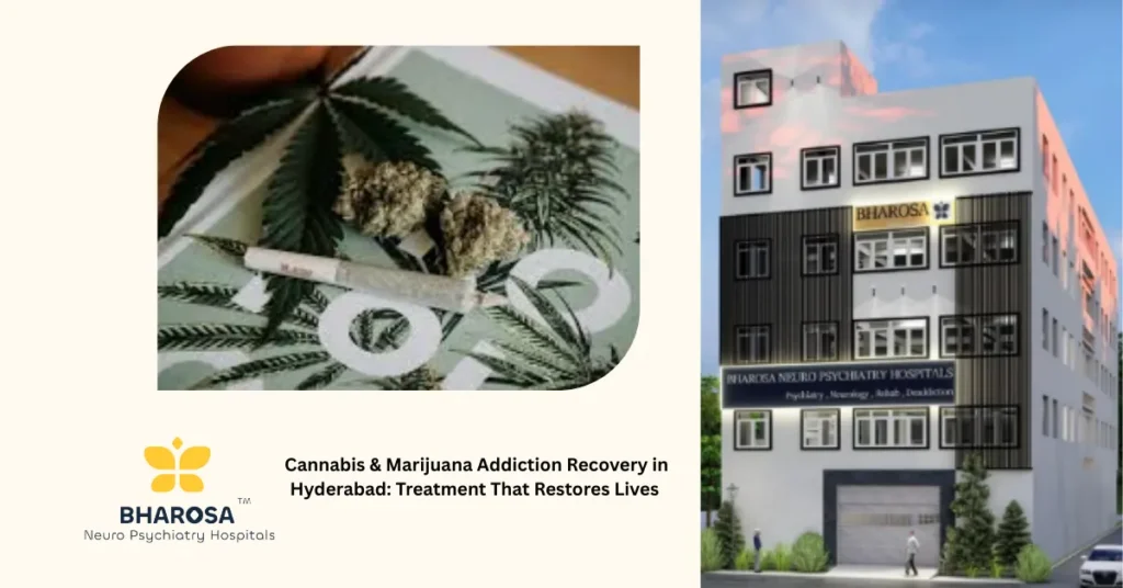Cannabis & Marijuana Addiction Recovery in Hyderabad clinical consultation at Bharosa