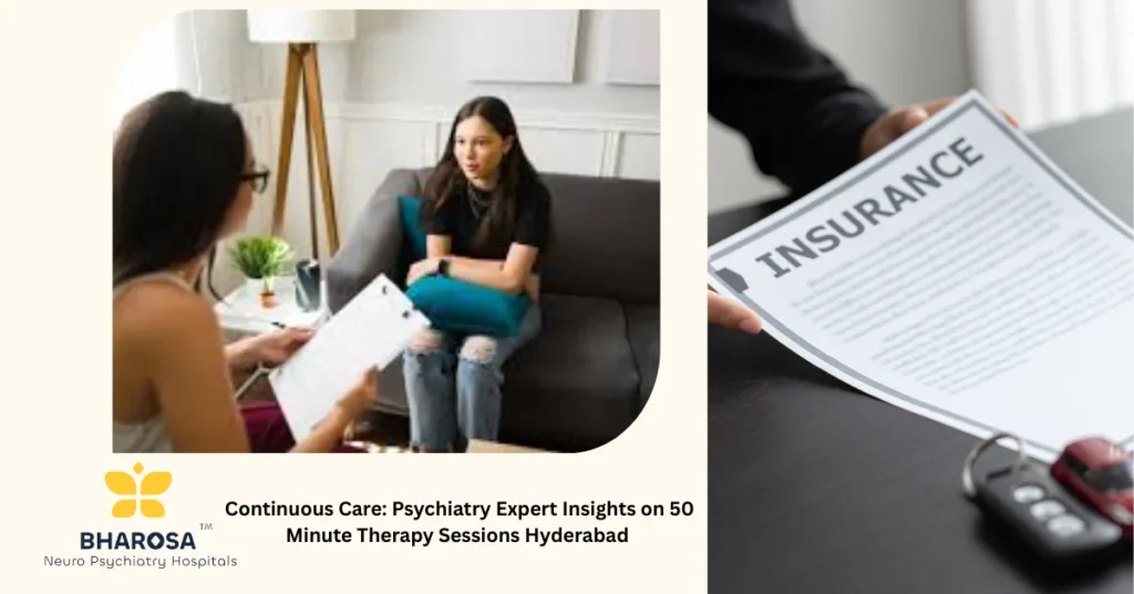 Continuous Care: Psychiatry Expert Insights on 50 Minute Therapy Sessions Hyderabad 7 Patient using Bharosa Hospitals App for Continuous Care: Psychiatry Expert Insights on 50 Minute Therapy Sessions Hyderabad
