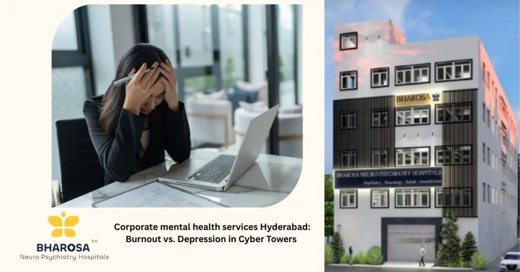 corporate mental health services Hyderabad for MNC employees at Cyber Towers