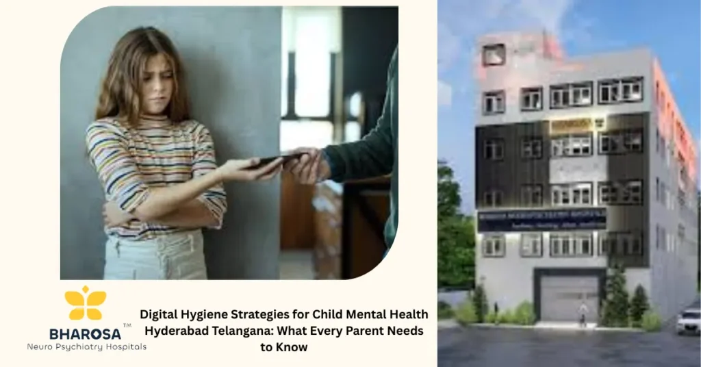 Family practicing Digital Hygiene Strategies for Child Mental Health Hyderabad Telangana