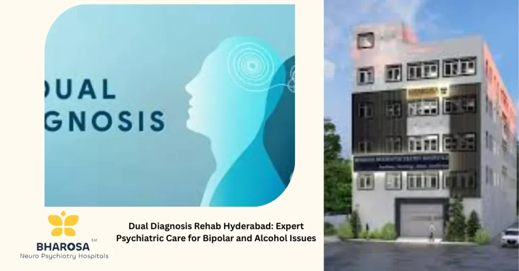 Psychiatrist consulting family on Dual Diagnosis Rehab Hyderabad in hospital setting