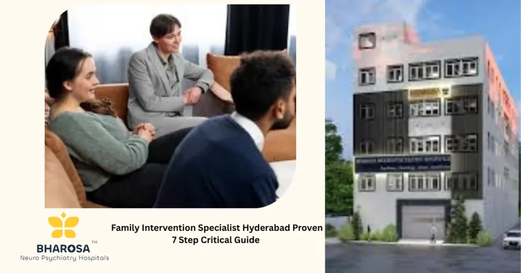 Supportive family intervention specialist Hyderabad helping family guide loved one to rehab