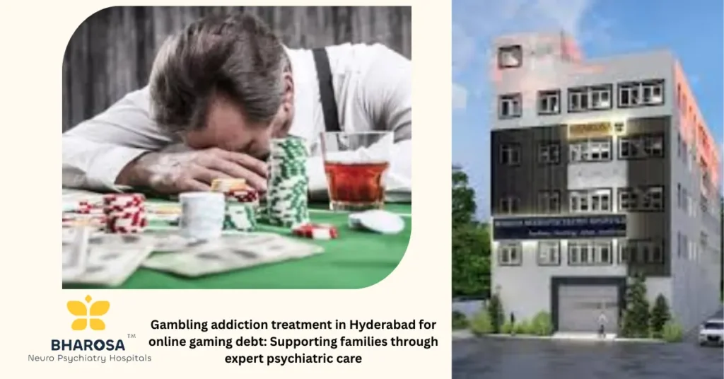 Gambling addiction treatment in Hyderabad for online gaming debt: Supporting families through expert psychiatric care 9 Gambling addiction treatment in Hyderabad for online gaming debt family counseling session at Bharosa HospitalsGambling addiction treatment in Hyderabad for online gaming debt family counseling session at Bharosa Hospitals
