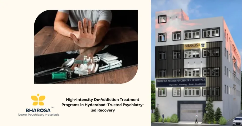 One-on-one therapy session part of High-Intensity De-Addiction Treatment Programs in Hyderabad