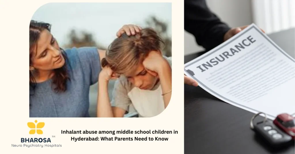 Clinical consultation at Bharosa Neuro-Psychiatry Hospitals for inhalant abuse among middle school children in Hyderabad