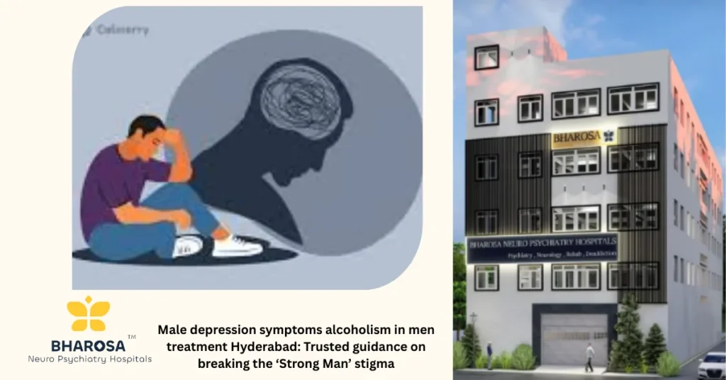 Male depression symptoms alcoholism in men treatment Hyderabad