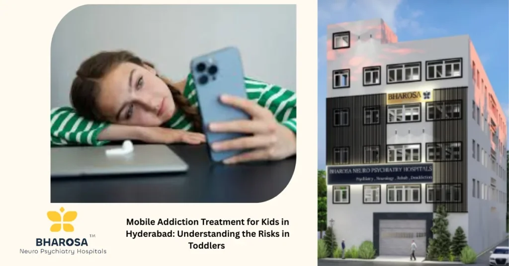 Child screen withdrawal therapy session in mobile addiction treatment for kids in Hyderabad