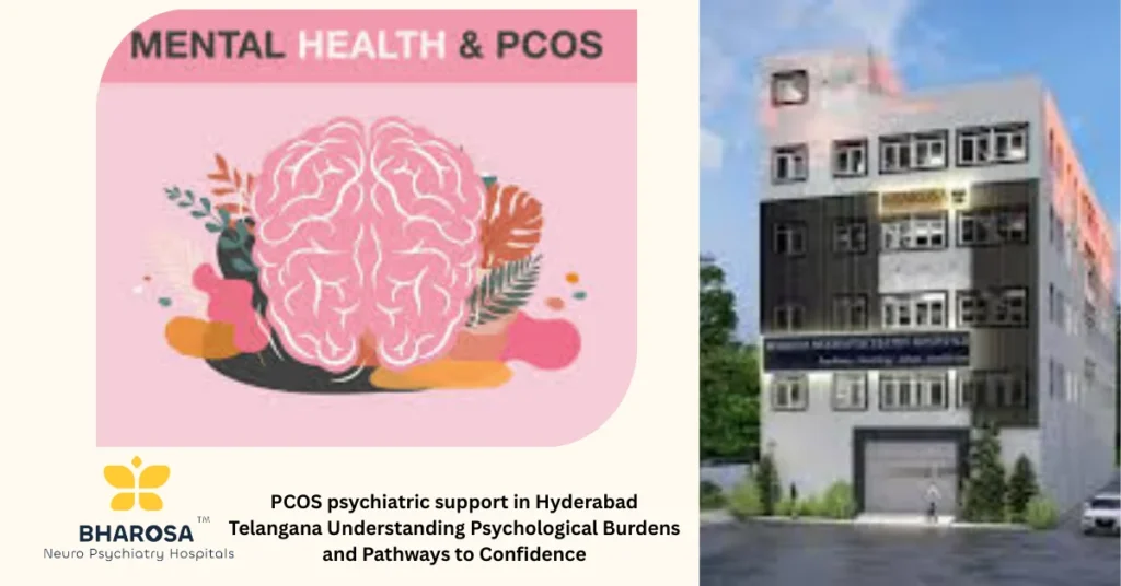 Young woman receiving PCOS psychiatric support in Hyderabad Telangana at Bharosa Neuro-Psychiatry Hospitals