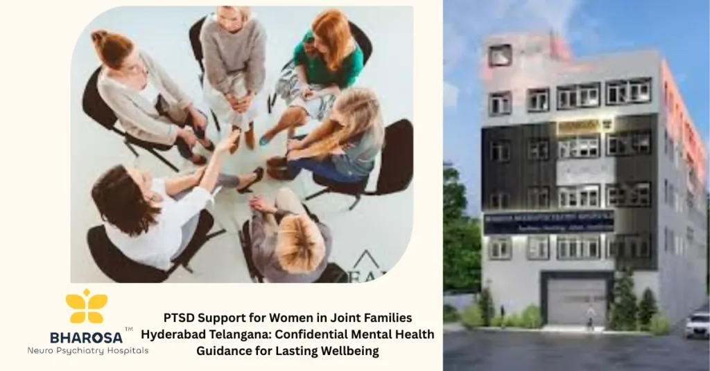PTSD Support for Women in Joint Families Hyderabad Telangana: Confidential Mental Health Guidance for Lasting Wellbeing 9 Thoughtful Indian woman seeking PTSD Support for Women in Joint Families Hyderabad Telangana