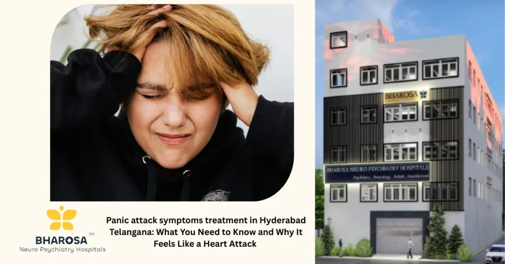 Mid-treatment consultation for panic attack symptoms treatment in Hyderabad Telangana.