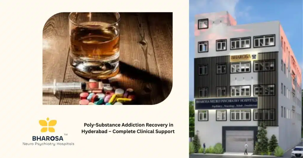 Poly-Substance Addiction Recovery in Hyderabad – Complete Clinical Support 3 Psychiatrist helping patient with Poly-Substance Addiction Recovery in Hyderabad