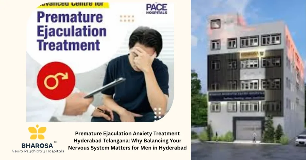 Confidential consultation scene for Premature Ejaculation Anxiety Treatment Hyderabad Telangana
