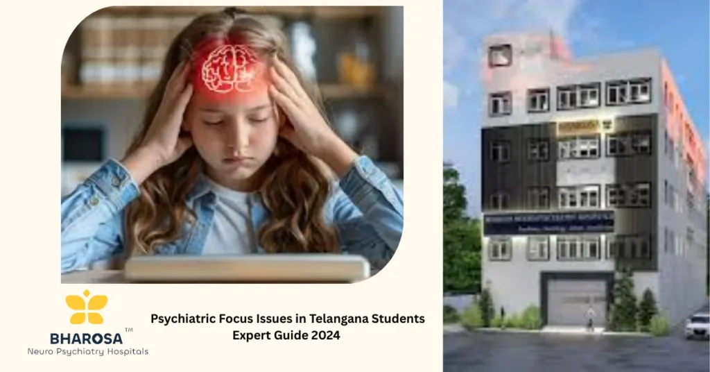 Group of Telangana students in Hyderabad classroom receiving support for psychiatric focus issues in Telangana students expert guide 2024