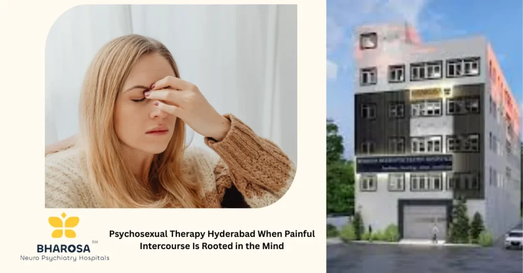 Empathetic psychiatrist consulting patient for psychosexual therapy Hyderabad