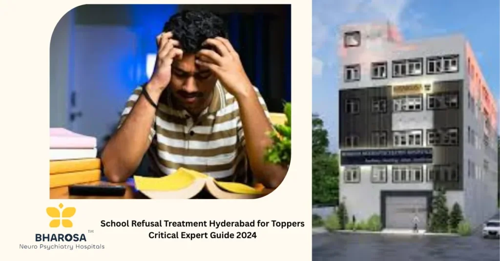 School Refusal Treatment Hyderabad for Toppers parental and psychiatric support Bharosa Hospitals