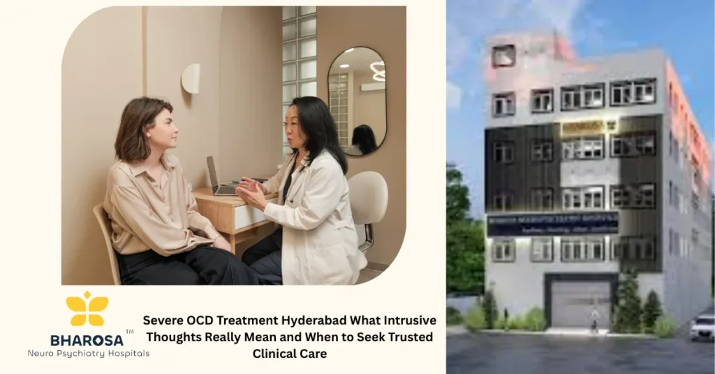 Severe OCD Treatment Hyderabad supportive psychiatrist consultation with adult patient in Hyderabad mental health clinic