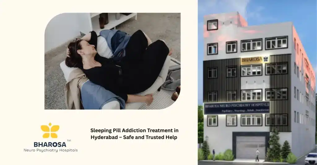 Counselling session for sleeping pill addiction treatment in Hyderabad