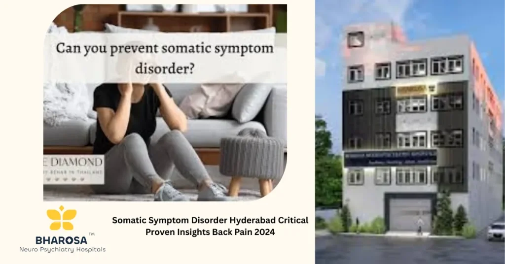 Somatic Symptom Disorder Hyderabad Critical Proven Insights Back Pain 2024 with Indian IT professional experiencing chronic back pain in Hyderabad at workplace