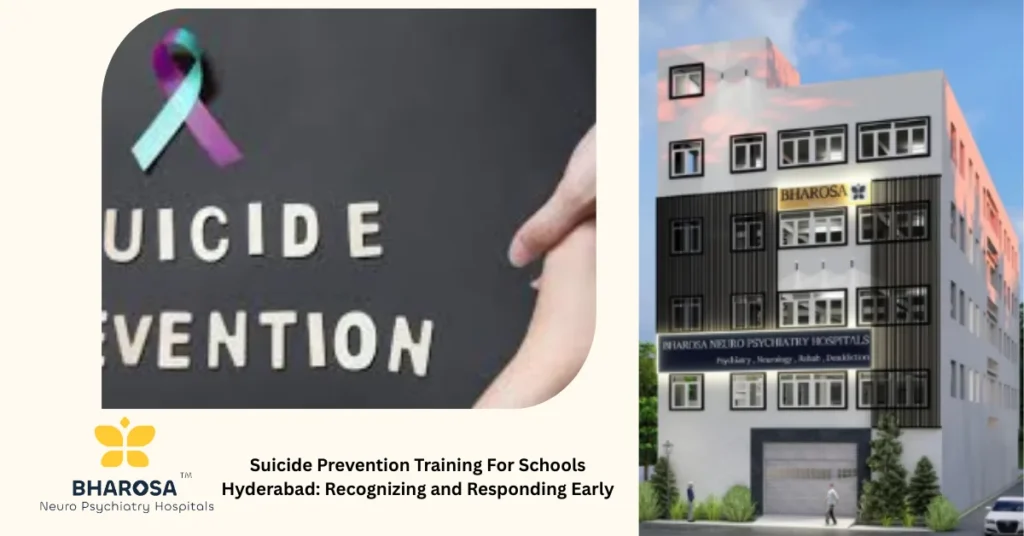 Suicide Prevention Training For Schools Hyderabad interactive workshop at Bharosa Hospitals