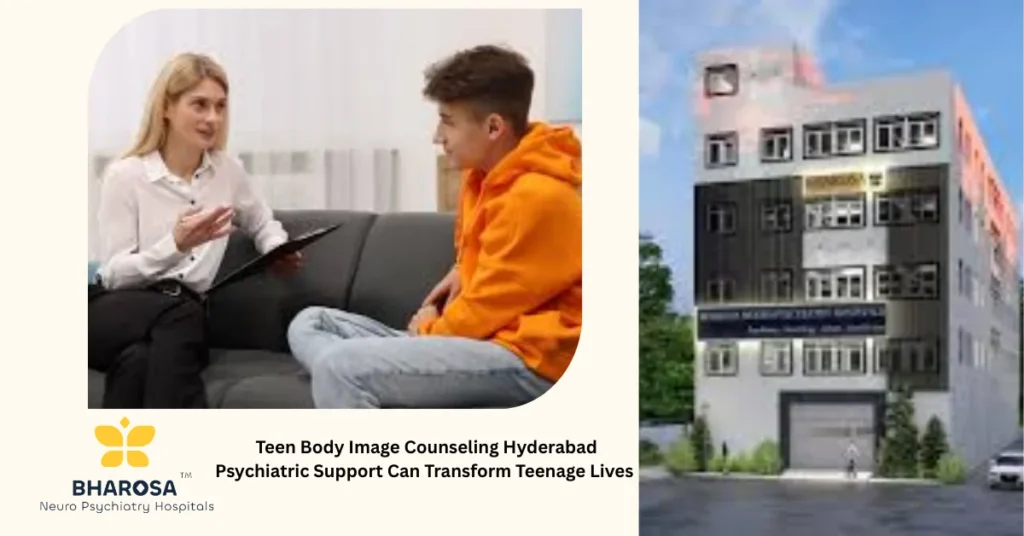 Teen Body Image Counseling Hyderabad Psychiatric Support session for acne and depression