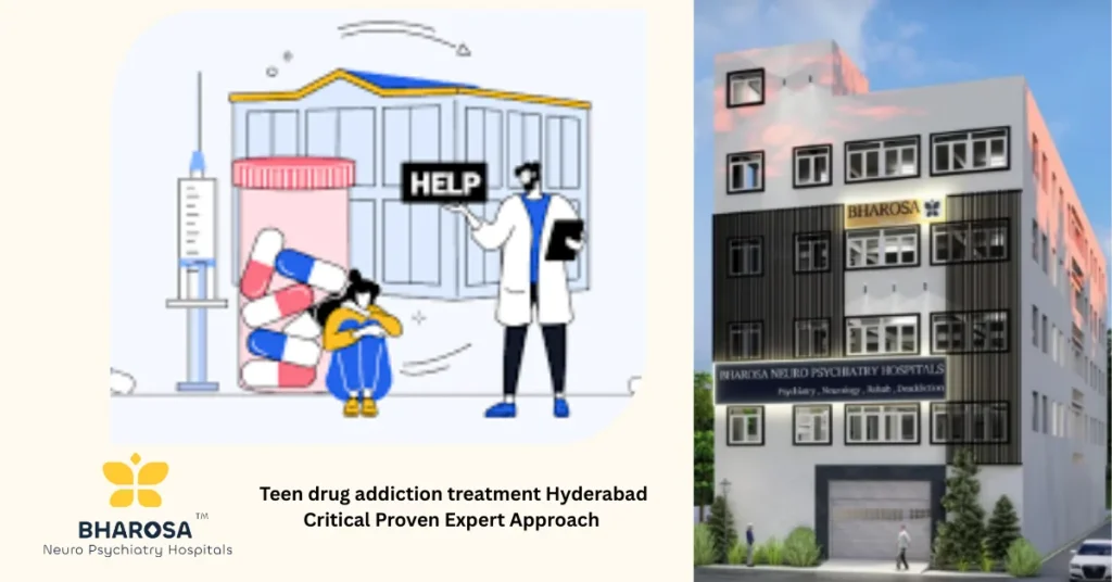 Teen drug addiction treatment Hyderabad supportive peer environment at Hyderabad school