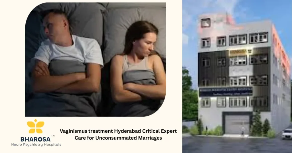 Vaginismus treatment Hyderabad private consultation scene at Bharosa Hospital