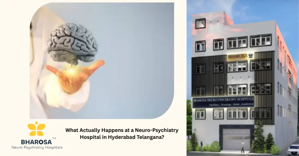 Private consultation at a Neuro-Psychiatry Hospital in Hyderabad Telangana.